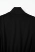 French Terry Zipped Collar Sleeveless Drawstring Waist Mini Dress